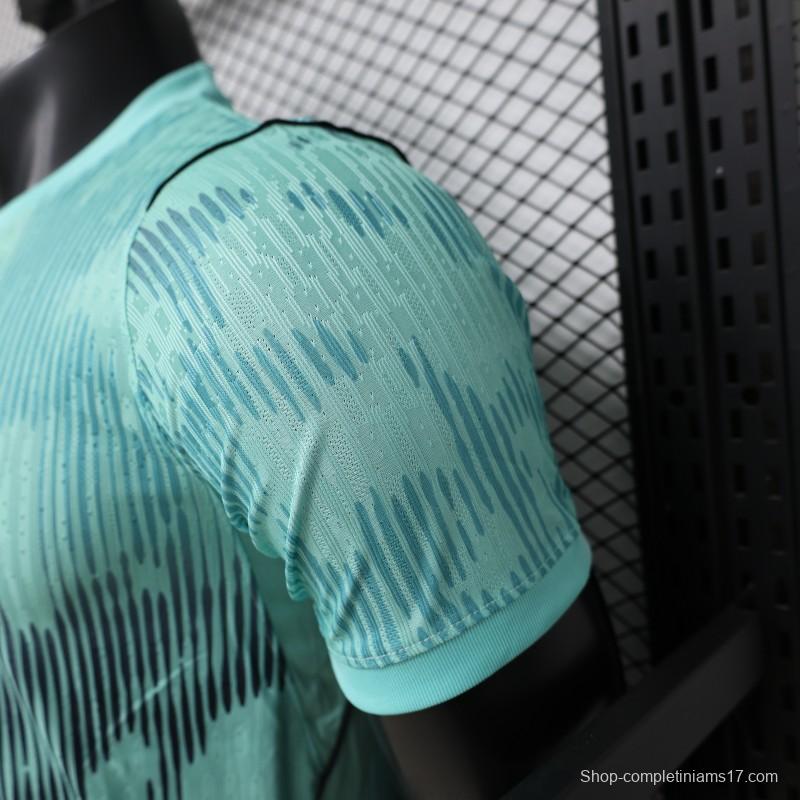 Player Version 26/27 Brazil Mint Green & Black Pattern Special Edition Jersey