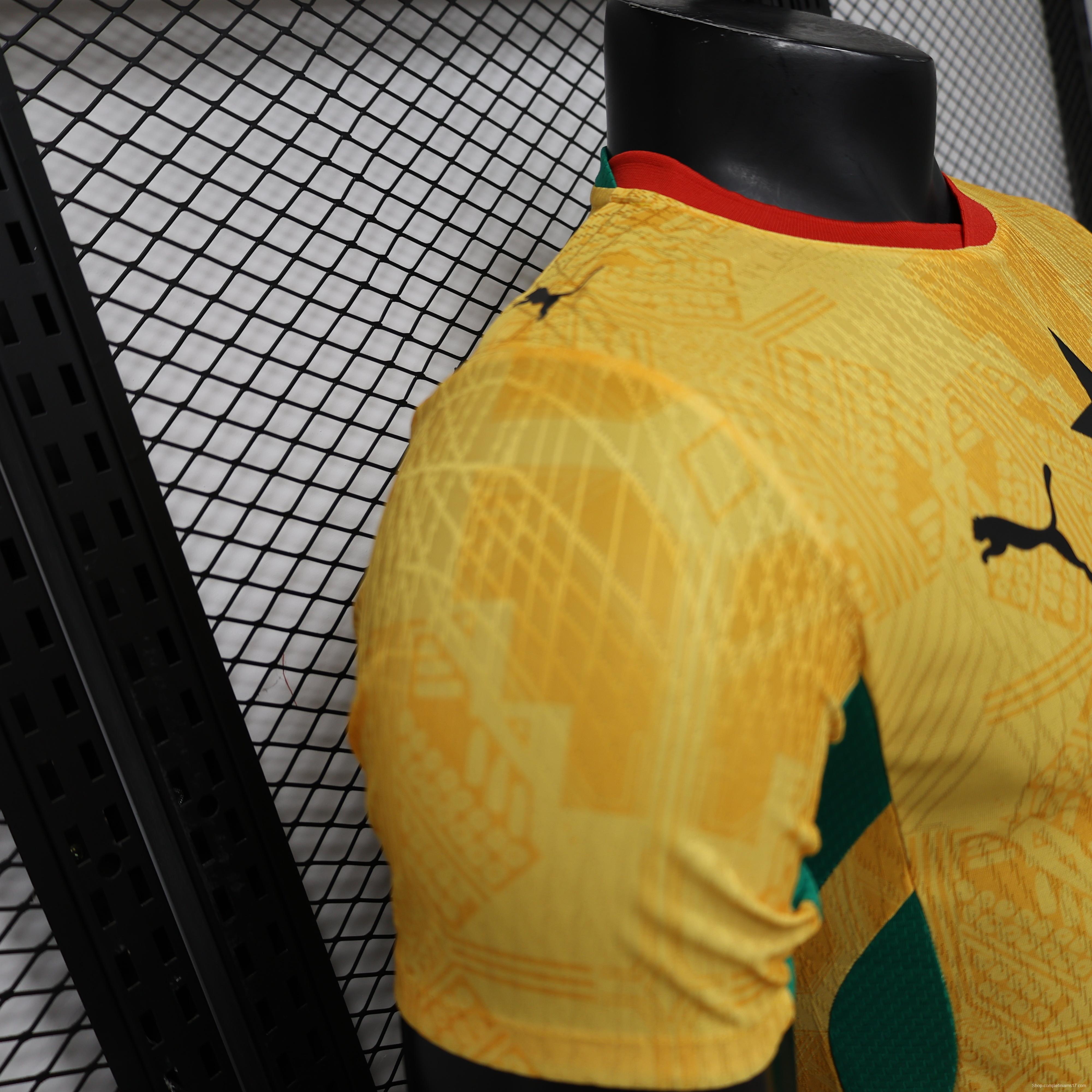 Player Version 26/27 Ghana  Away  Yellow & Green/Red Accent Jersey