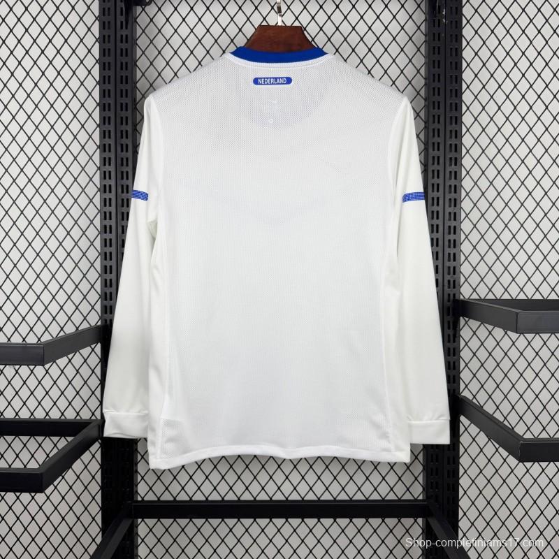 2012 Retro France Away Long Sleeve Jersey