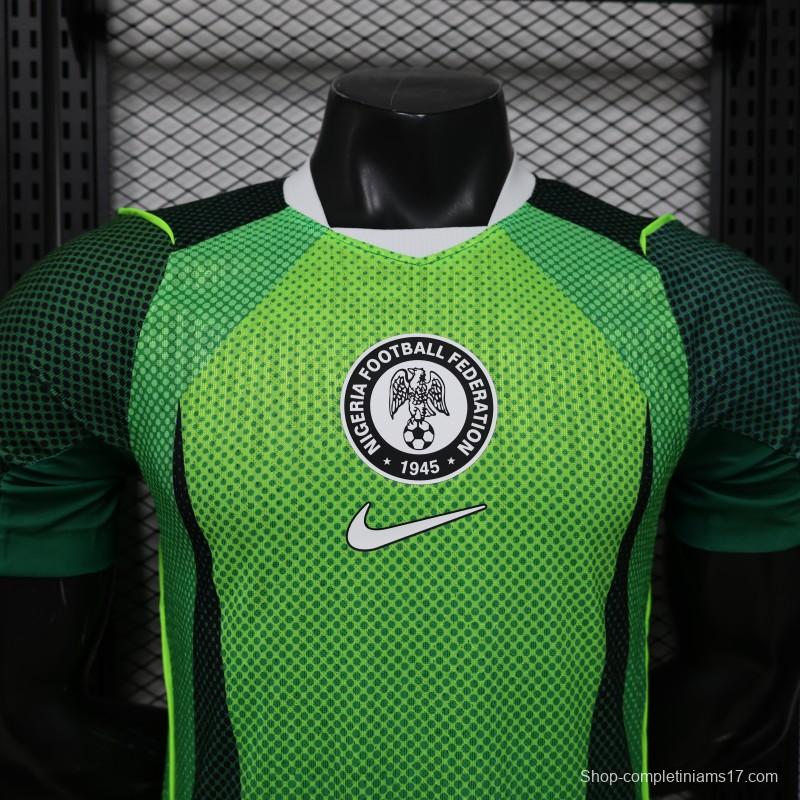Player Version 26/27 Nigeria Volt Green & Dark Green  Home Jersey
