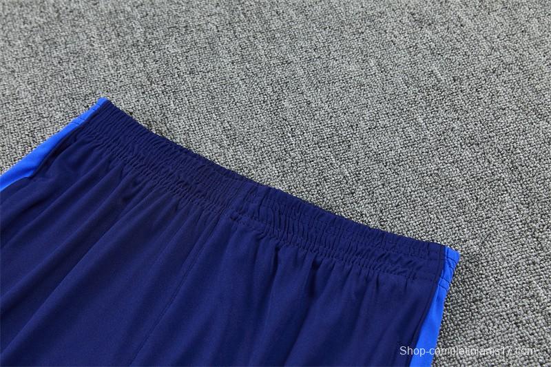 2026 Inter Milan Royal Blue Half  Zipper Jacket Tracksuit + Long Pants (Nike)