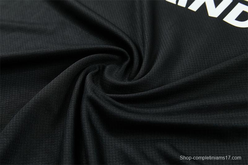 2026 Atletico Madrid Black Short Sleeve+Soccer Shorts
