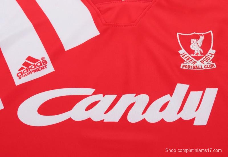 Retro Kids 91/92 Liverpool Home Jersey
