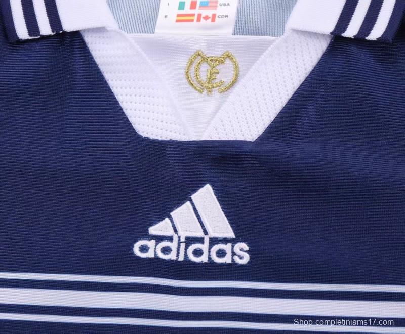 Retro Kids 98/99 Real Madrid Away Navy Jersey