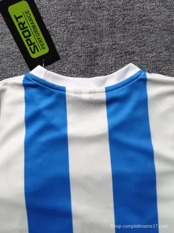 Retro 1998 Kids Argentina Home Long Sleeve Jersey
