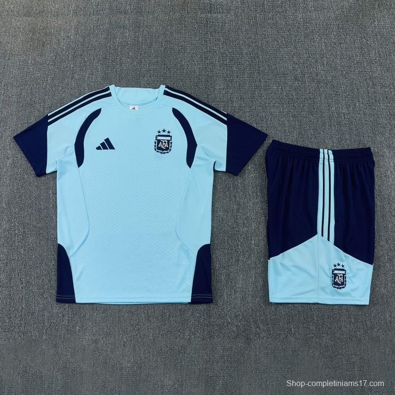 26/27 Argentina Sky Blue Short Sleeve+Soccer Shorts