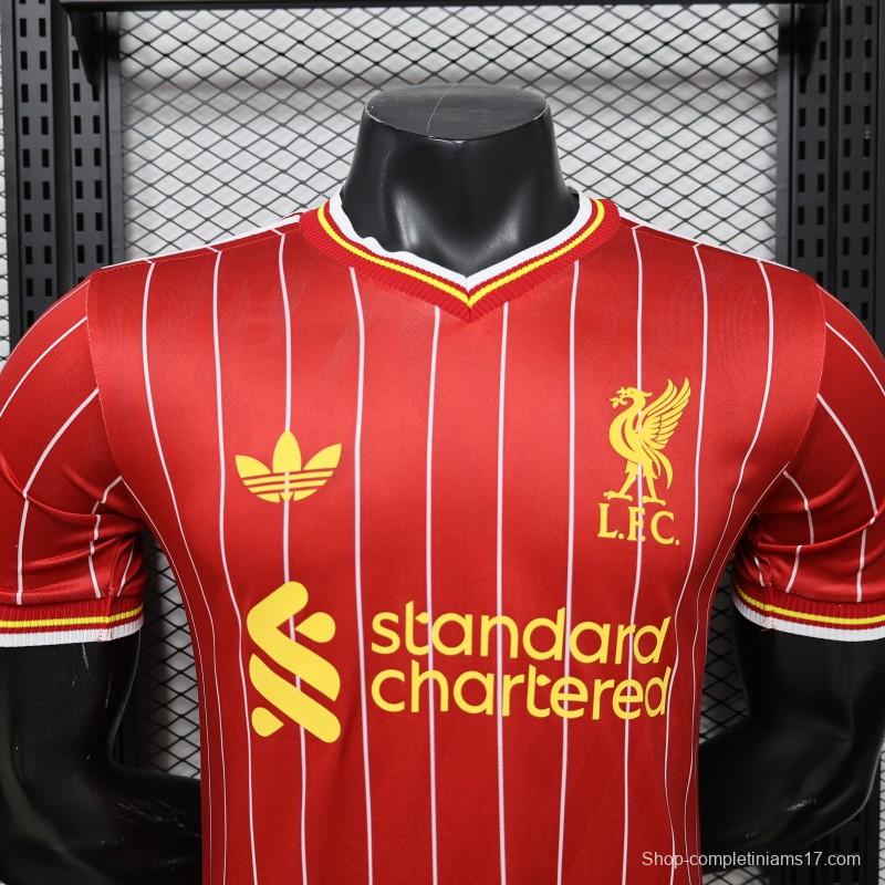 Player Version 26/27 Liverpool Red with White Pinstripe Home Jersey