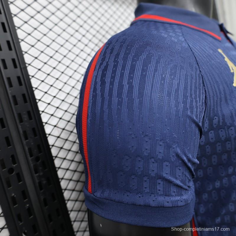 Player Version 26/27 PSG Blue Polo Collar Jersey