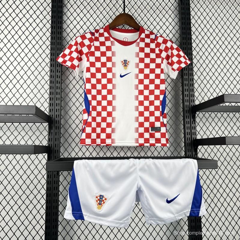 2026 Kids Croatia World Cup Home Kit