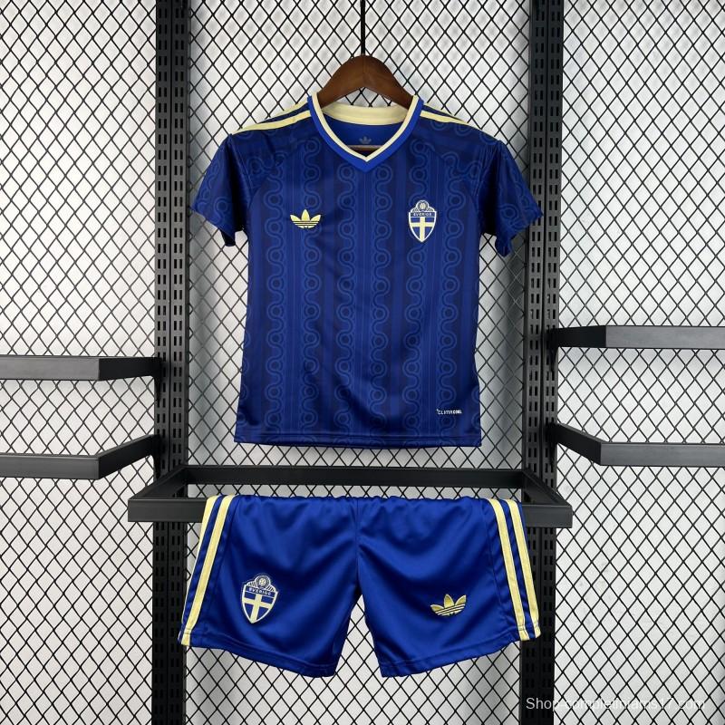 2026 Kids Sweden World Cup Away Kit