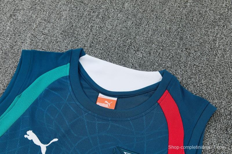 26/27 Portugal  Dark Teal Sleeveless Training Vest +Shorts Set
