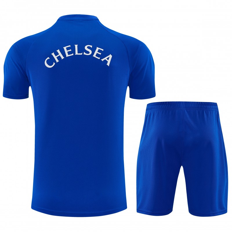 26/27 Chelsea Blue Short Sleeve+Soccer Shorts