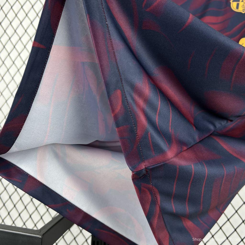 26/27 Barcelona Special Abstract Red & Blue "Barça" Script Jersey