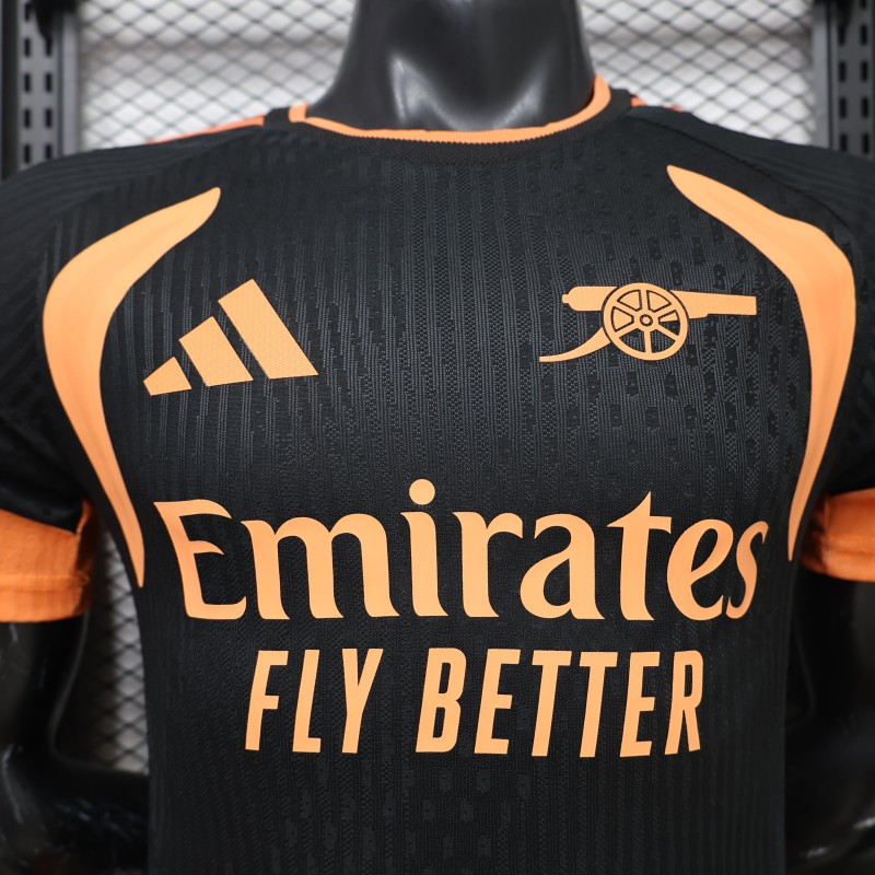 Player Version 26/27 Arsenal Training Black Orange Jersey