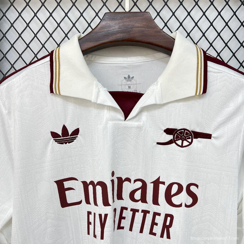 2025/26 Mens Arsenal Third Long Sleeve Jersey