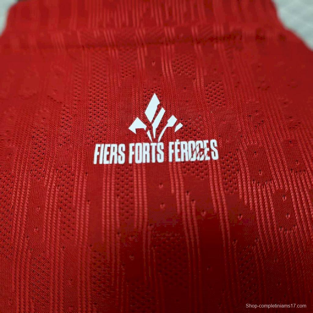 2025/26 Player Version Mens Lille OSC Home Jersey