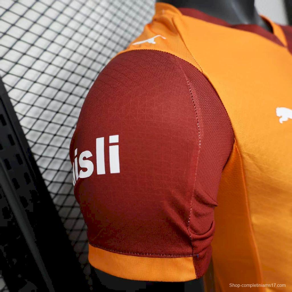 2025/26 Player Version Mens Galatasarays Home Jersey
