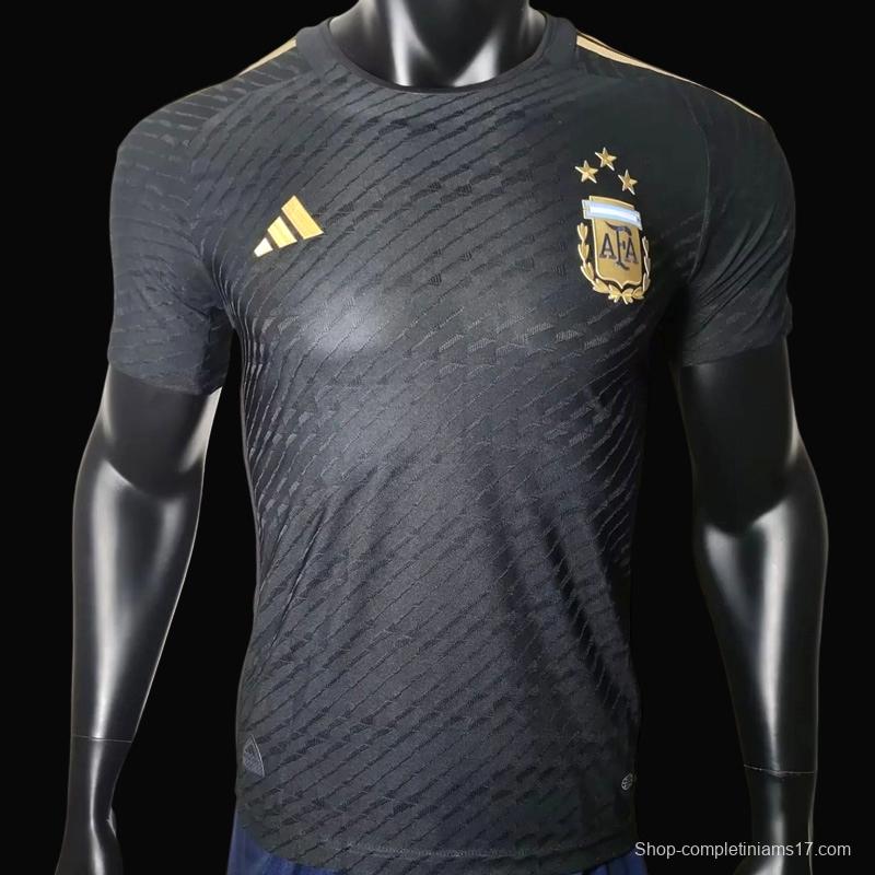 Player Version 3 Argentina 2022 Argentina Black Special Jersey