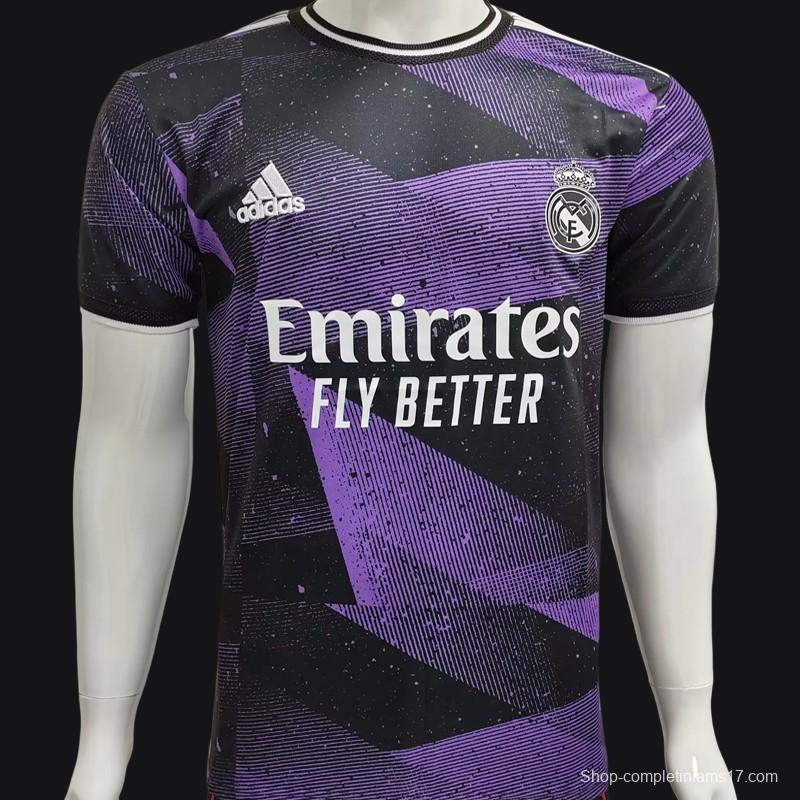 23/24 Real Madrid Purple Training Jersey