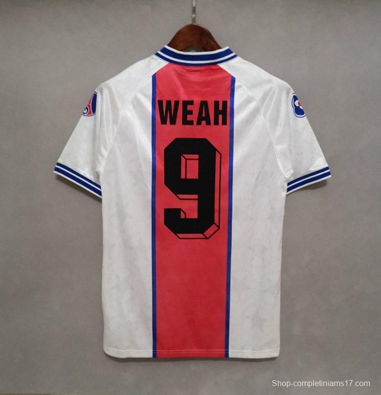 Retro 94/95 PSG White Away Jersey