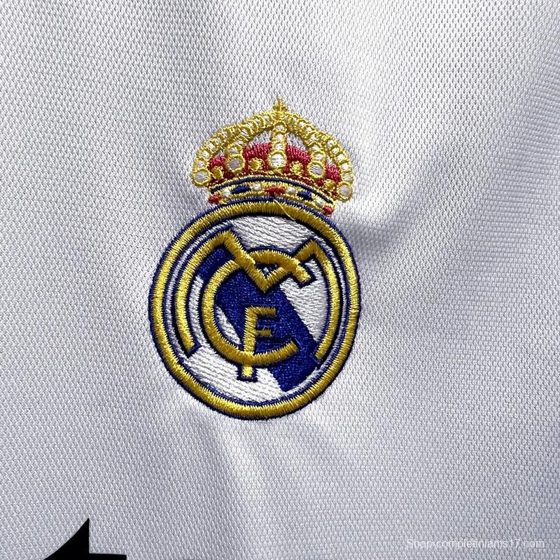 23/24 Real Madrid Home Long Sleeve Jersey