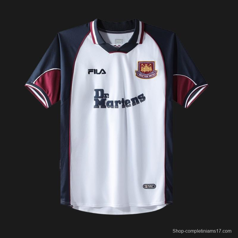 Retro 99/01 West Ham United Away Jersey