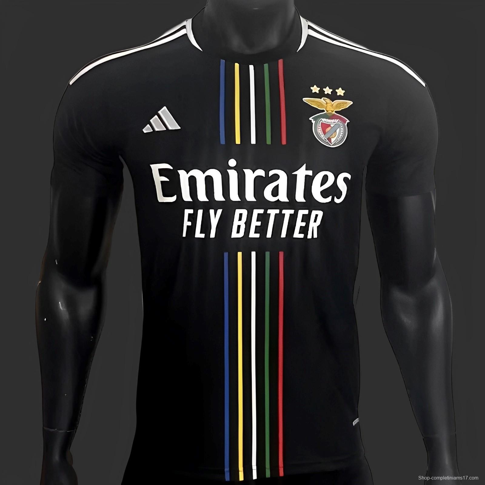 Player Version 23/24 Benfica Away Black Jersey