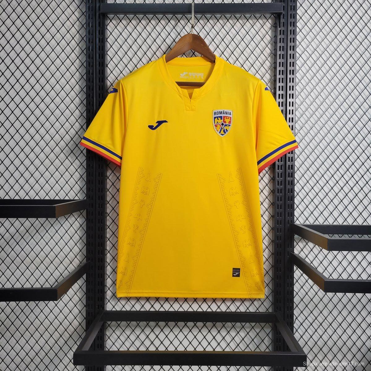 2023 Romania Home Jersey