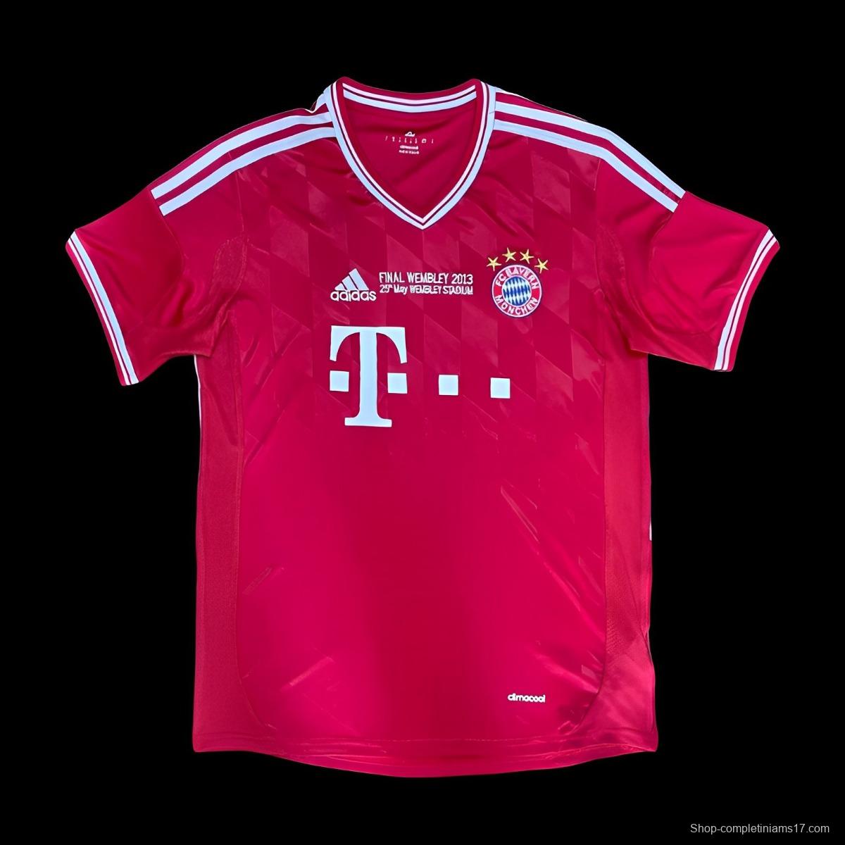 Retro 13/14 Bayern Munich Home Final Wembley Jersey