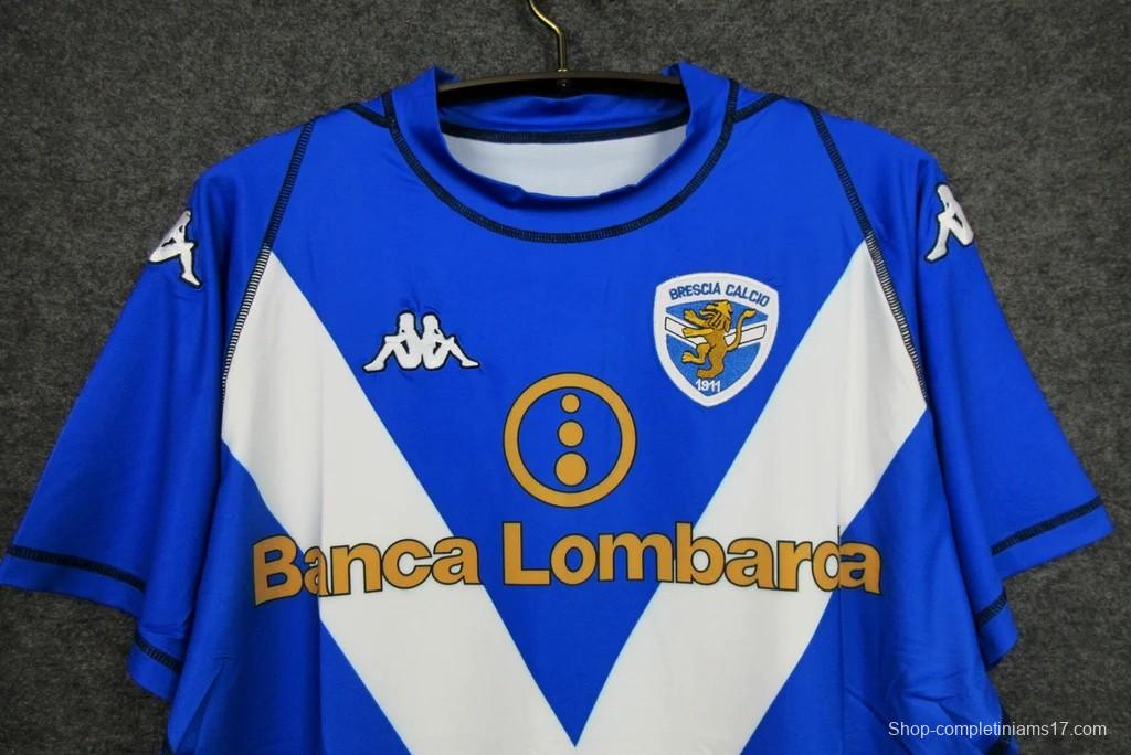 Retro 03/04 Brescia Away Blue Jersey