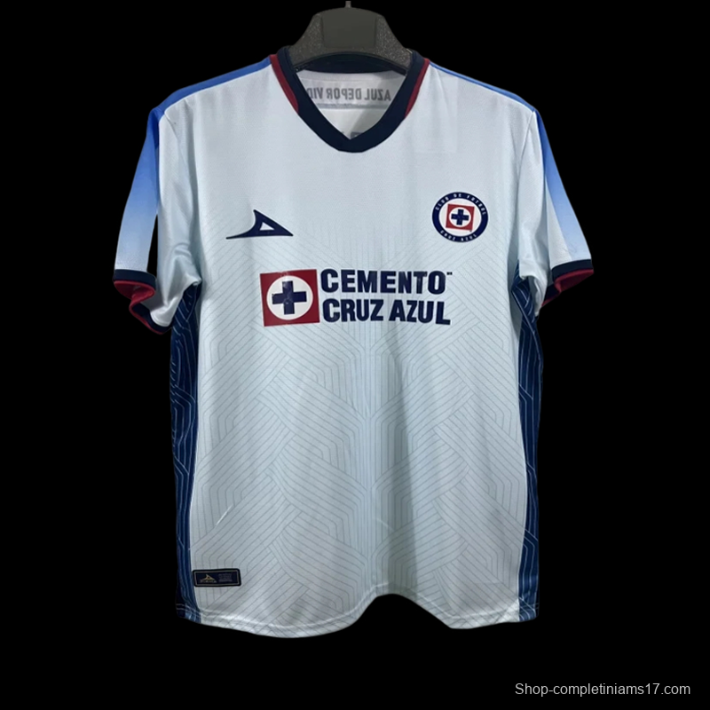 23/24 Cruz Azul Away White Jersey