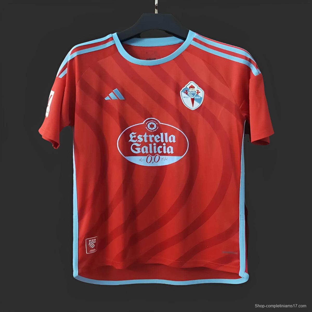 23/24 Celta de Vigo Away Red Jersey