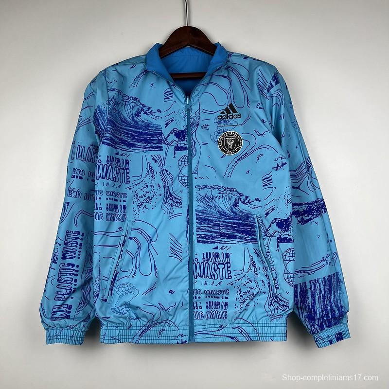 23/24 Inter Miami Blue Reversible Full Zipper Jacket