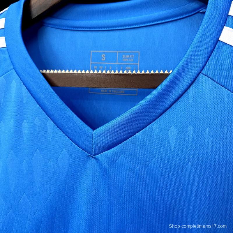 23/24 Juventus Blue Goalkeeper Jersey