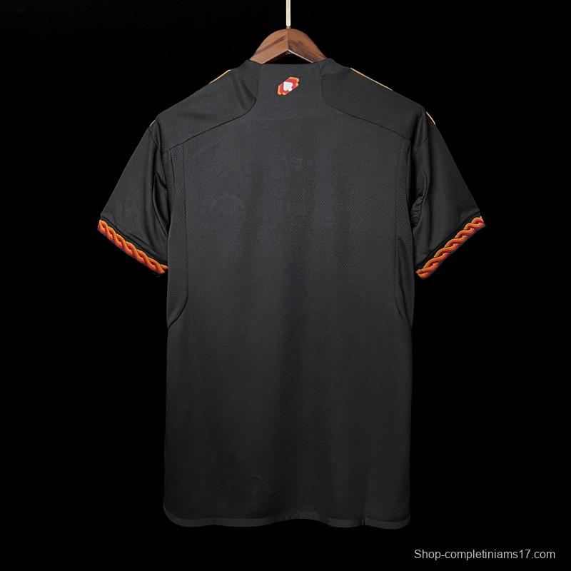 23/24 Roma Third Black Jersey