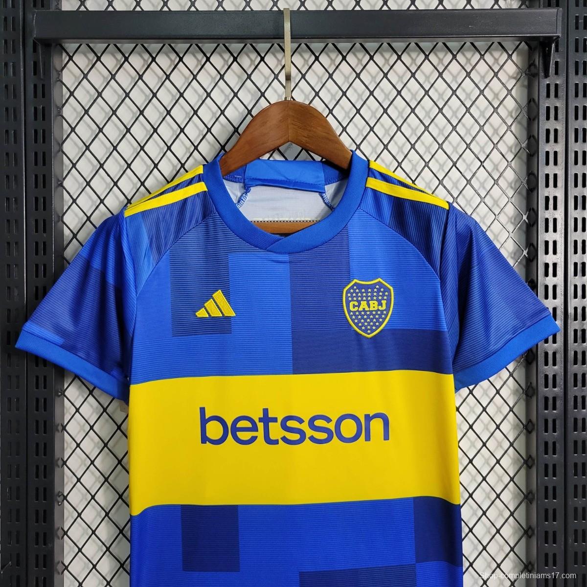 23/24 Kids Boca Juniors Home Jersey