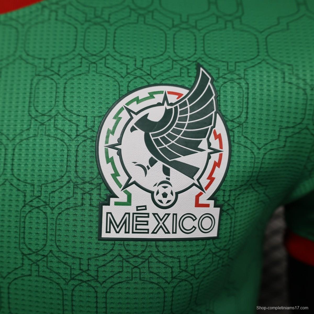 Player Version 2023 Mexico Home Jersey