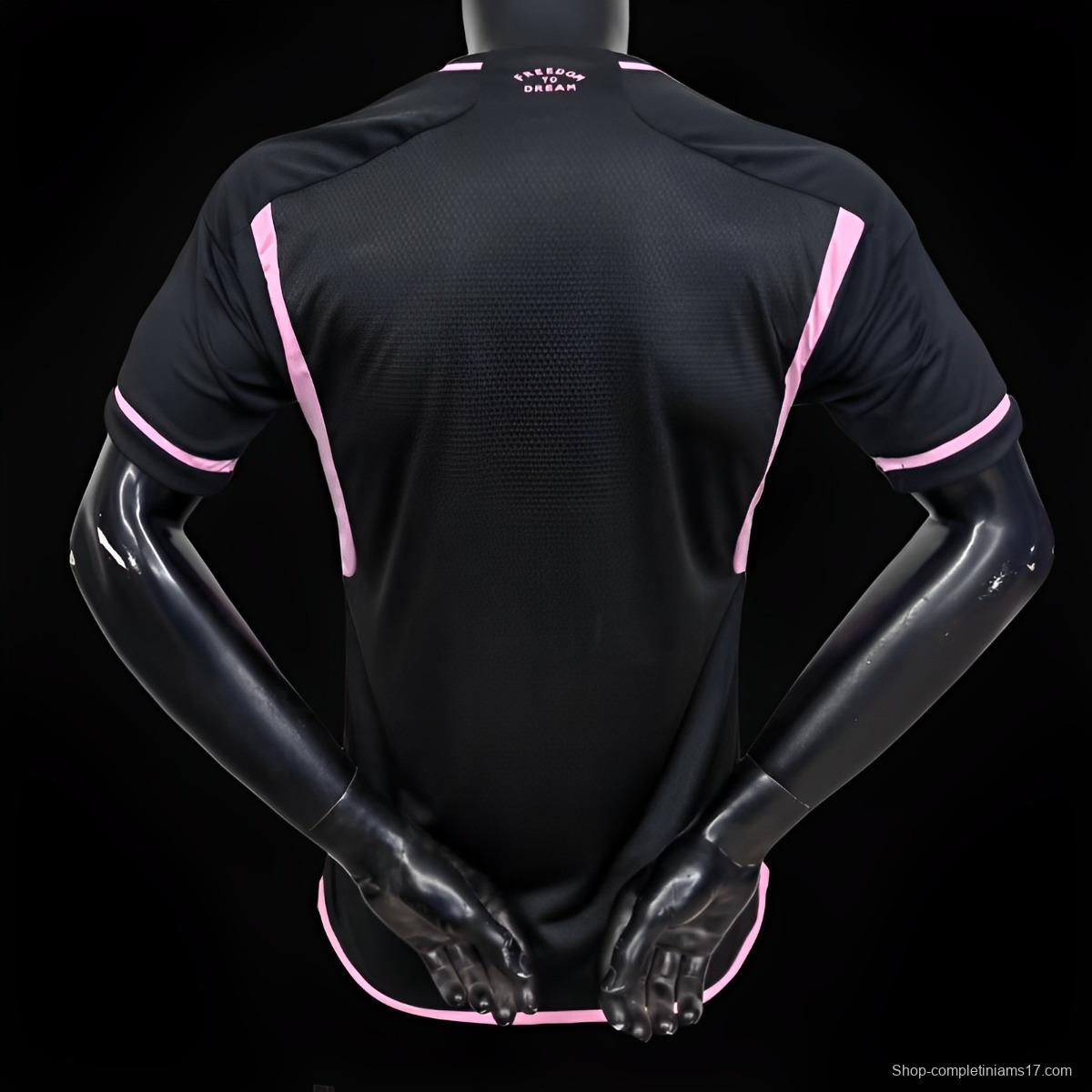 Player Version 24/25 Inter Miami Away Black Jersey