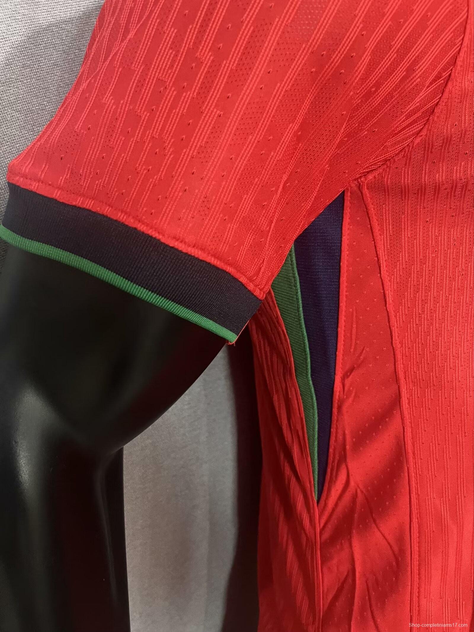 Player Version 2024 Portugal Home Jersey