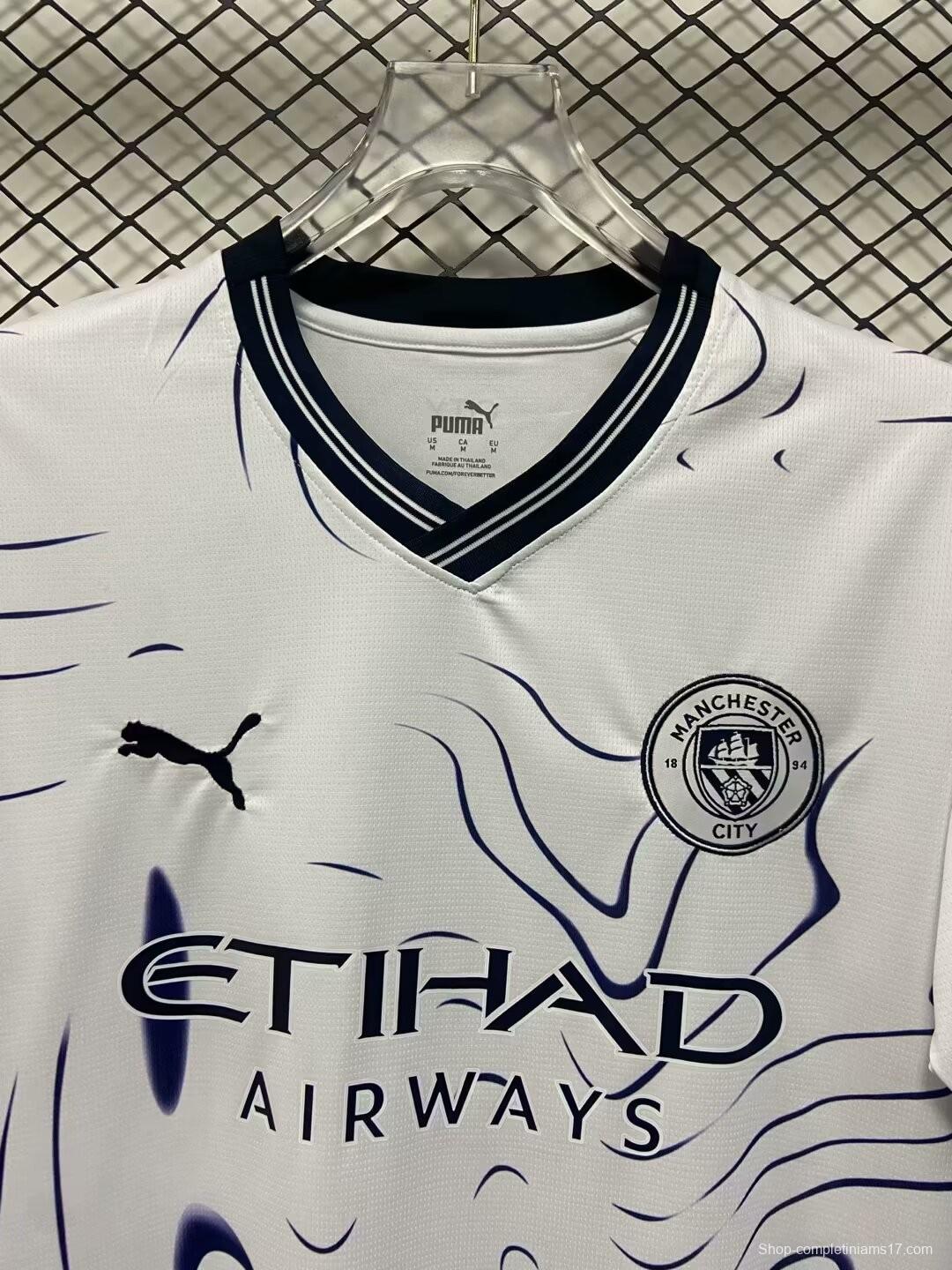 24/25 Manchester City Away White Jersey