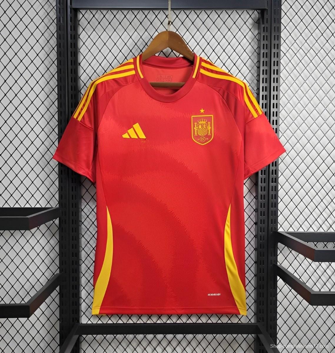 2024 Spain Home Jersey