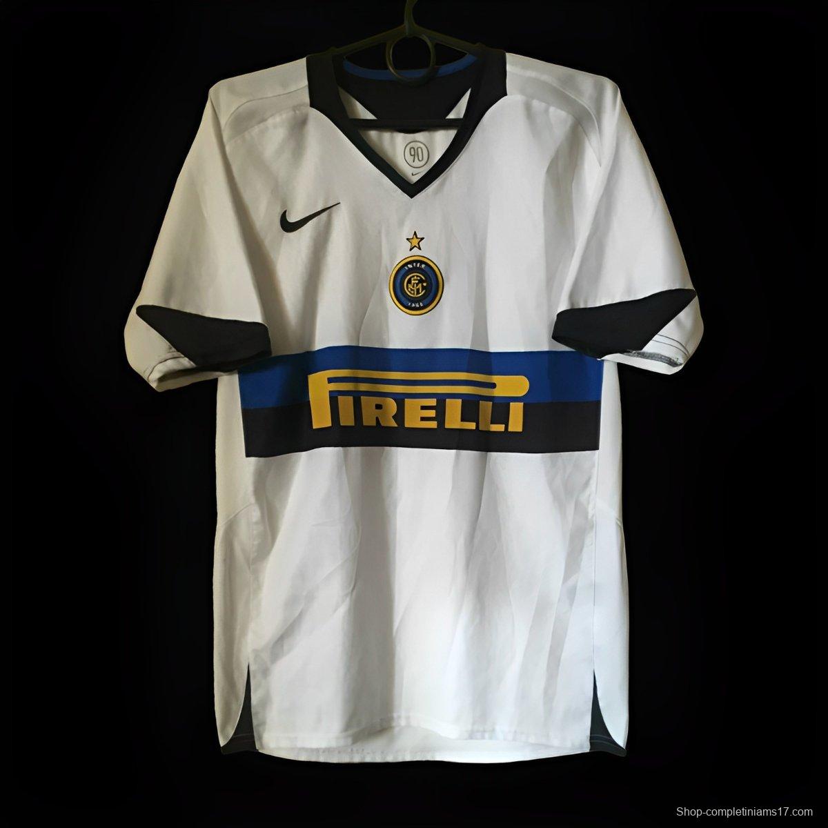 Retro 05/06 Inter Milan Away White Jersey