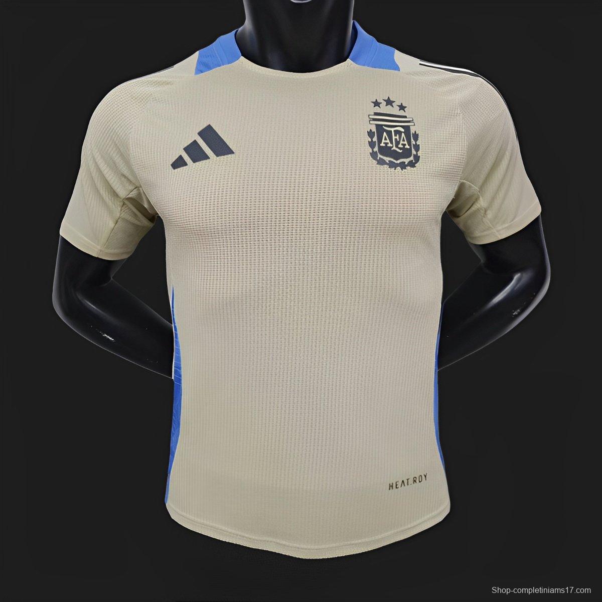 Player Version 2024 Argentina Brown Special Jersey