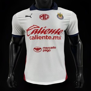 Player Version 24/25 Chivas Guadalajara Away White Jersey