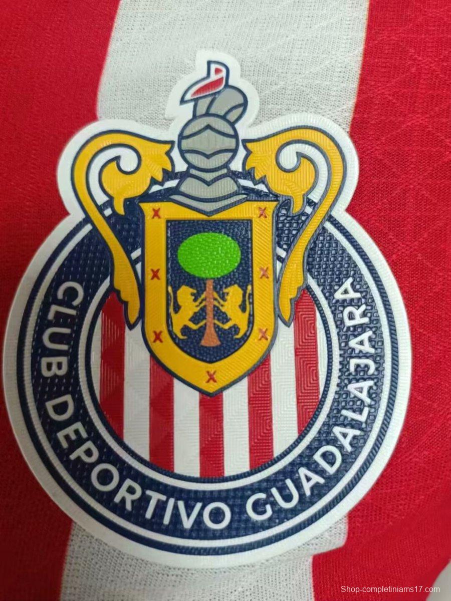 Player Version 24/25 Chivas Guadalajara Home Jersey