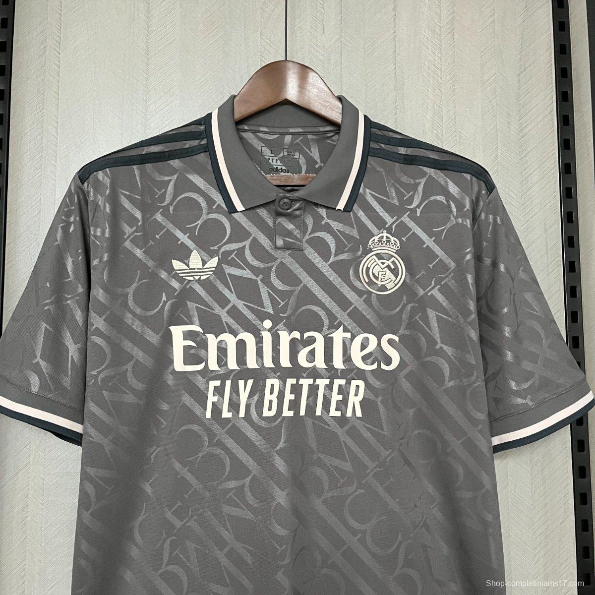 24/25 Real Madrid Third Black Jersey