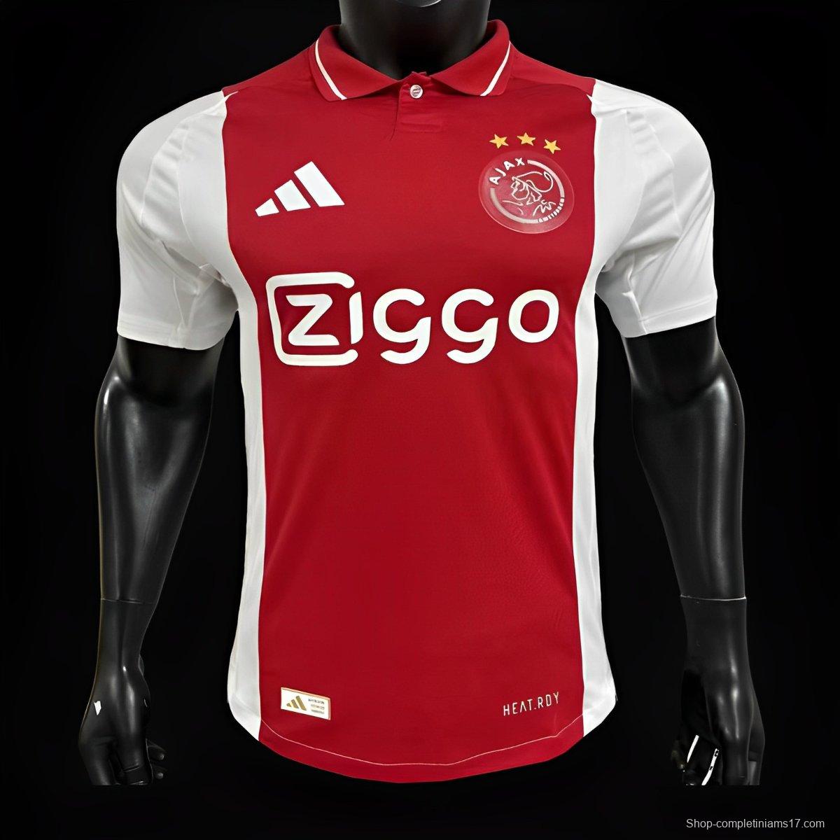 Player Version 24/25 Ajax Home Jersey