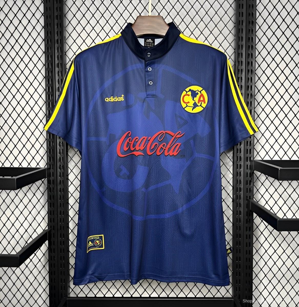 Retro 98/99 Club America Away Navy Jersey