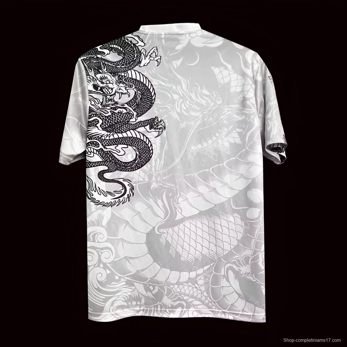 24/25 Real Madrid Black/White Dragon Special Jersey