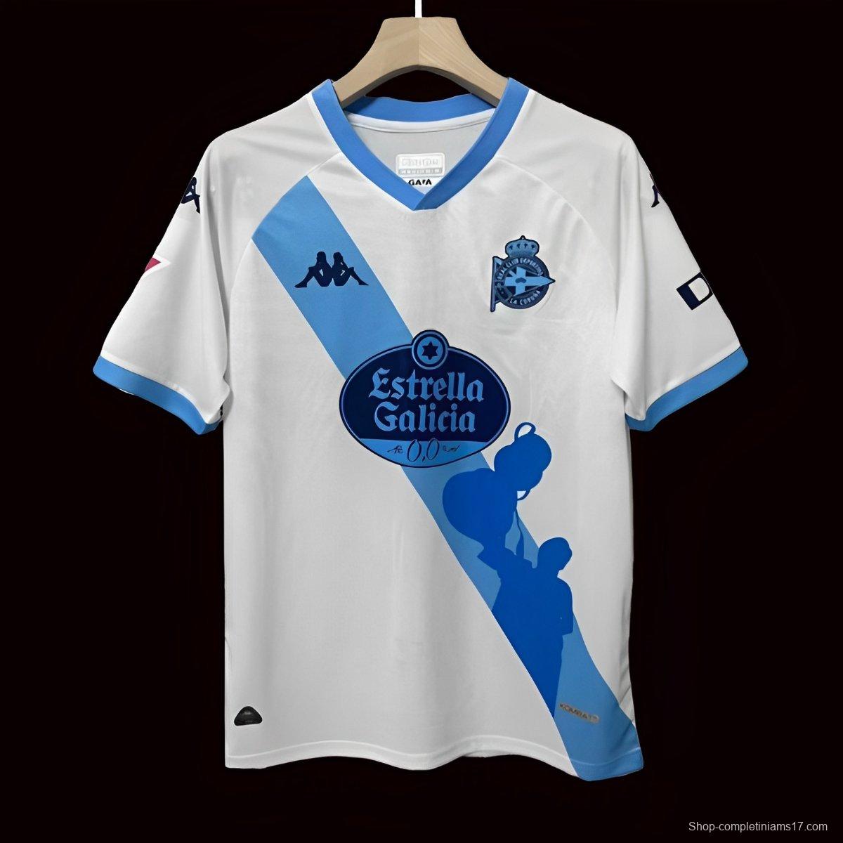 24/25 Deportivo De La Coruna Away White Jersey